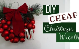 Cheap DIY Christmas Wreath